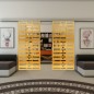 Glasschiebetür SLIM-LINE - Fineprint Modell 174 Gold auf Klarglas Glasschiebetür SLIM-LINE - Fineprint Modell 174 Gold auf Klarglas