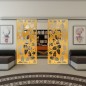 Glasschiebetür SLIM-LINE - Fineprint Modell 175 Gold auf Klarglas Glasschiebetür SLIM-LINE - Fineprint Modell 175 Gold auf Klarglas