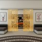 Glasschiebetür SLIM-LINE - Fineprint Modell 179 Gold auf Klarglas Glasschiebetür SLIM-LINE - Fineprint Modell 179 Gold auf Klarglas