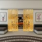 Glasschiebetür SLIM-LINE - Fineprint Modell 190 Gold auf Klarglas Glasschiebetür SLIM-LINE - Fineprint Modell 190 Gold auf Klarglas