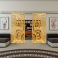 Glasschiebetür SLIM-LINE - Fineprint Modell 191 Gold auf Klarglas Glasschiebetür SLIM-LINE - Fineprint Modell 191 Gold auf Klarglas