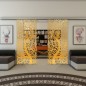 Glasschiebetür SLIM-LINE - Fineprint Modell 202 Gold auf Klarglas Glasschiebetür SLIM-LINE - Fineprint Modell 202 Gold auf Klarglas