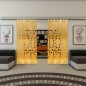 Glasschiebetür SLIM-LINE - Fineprint Modell 203 Gold auf Klarglas Glasschiebetür SLIM-LINE - Fineprint Modell 203 Gold auf Klarglas