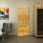 Pendeltür - Fineprint Modell 168 Gold auf Klarglas Pendeltür - Fineprint Modell 168 Gold auf Klarglas