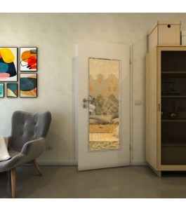 Lichtausschnitt - Fineprint Model 030 Gold auf Klarglas