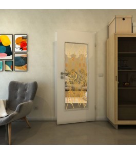 Lichtausschnitt - Fineprint Model 039 Gold auf Klarglas