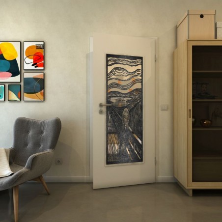 Lichtausschnitt - Fineprint Model 133 Schwarz auf Klarglas