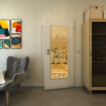 Lichtausschnitt - Fineprint Model 145 Gold auf Klarglas