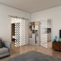 Ganzglastür - Fineprint Modell 142 Weiss auf Klarglas Ganzglastür - Fineprint Modell 142 Weiss auf Klarglas