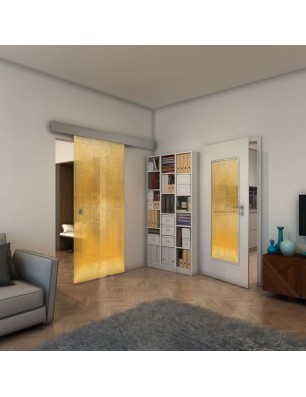 Lichtausschnitt - Fineprint Model 025 Gold auf Klarglas