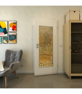 Lichtausschnitt - Fineprint Model 016 Gold auf Grauglas