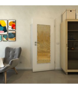 Lichtausschnitt - Fineprint Model 041 Gold auf Grauglas