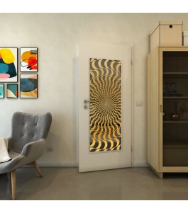 Lichtausschnitt - Fineprint Model 044 Gold auf Grauglas