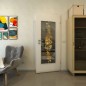 Lichtausschnitt - Fineprint Modell 085 Gold auf Grauglas
