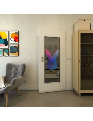 Lichtausschnitt - Fineprint Model 121 Verlauf auf Grauglas