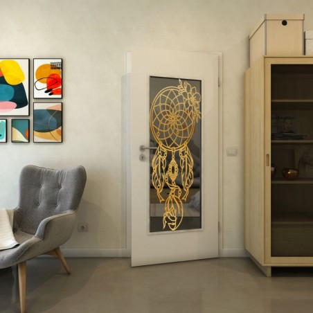 Lichtausschnitt - Fineprint Model 125 Gold auf Grauglas