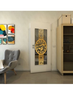 Lichtausschnitt - Fineprint Model 151 Gold auf Grauglas