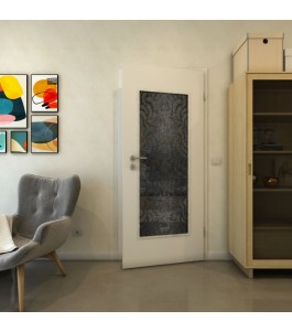 Lichtausschnitt - Fineprint Model 164 Schwarz auf Grauglas