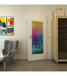 Lichtausschnitt - Fineprint Model 185 Verlauf auf Grauglas
