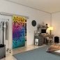 Glasschiebetür SLIM-LINE - Fineprint Modell 145 Verlauf auf Grauglas Glasschiebetür SLIM-LINE - Fineprint Modell 145 Verlauf auf Grauglas