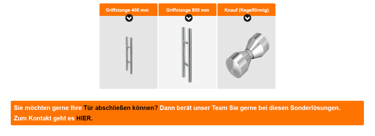 Beschläge Pendeltüren